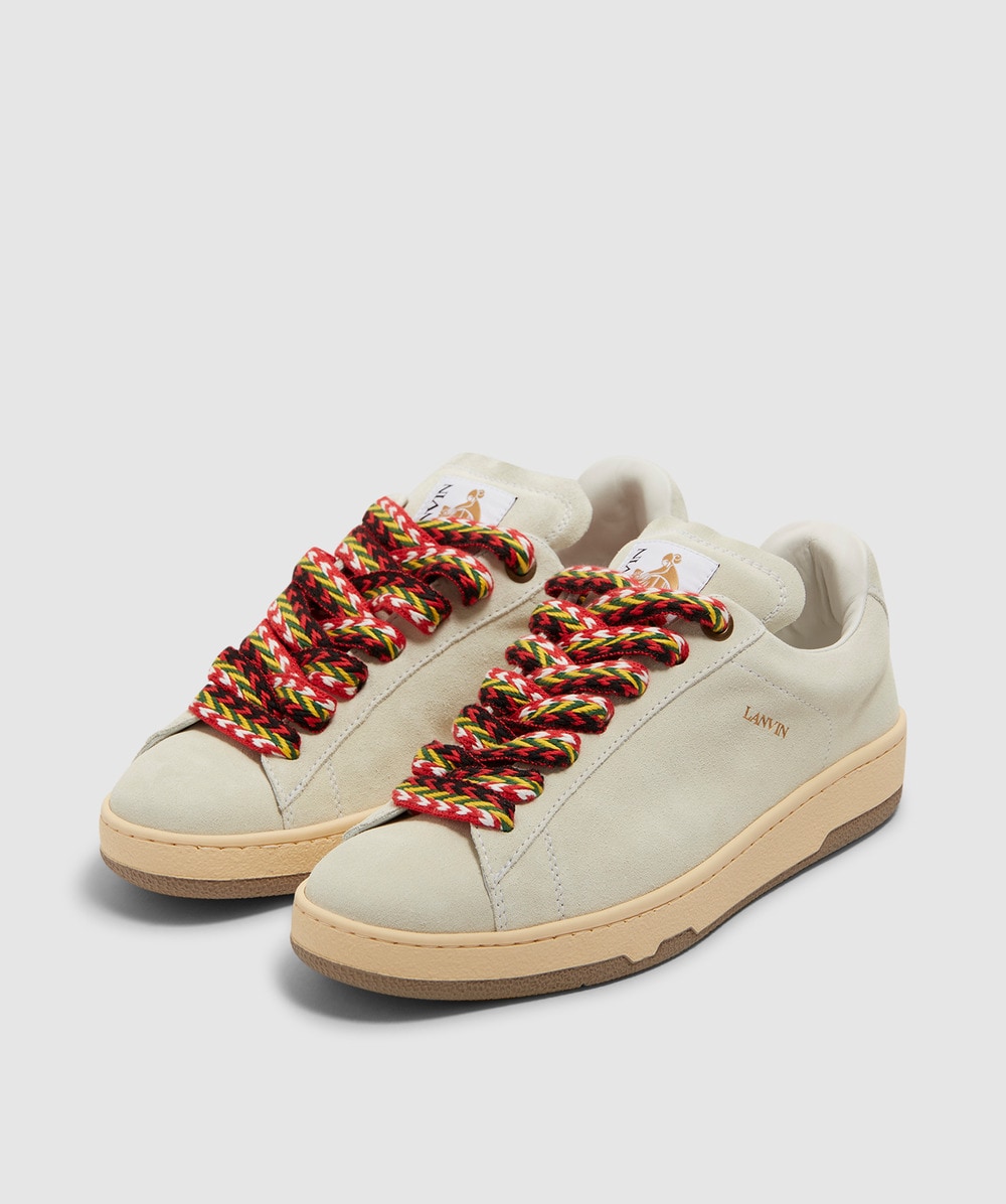 Lanvin Lite curb sneaker | WHITE | SEVENSTORE