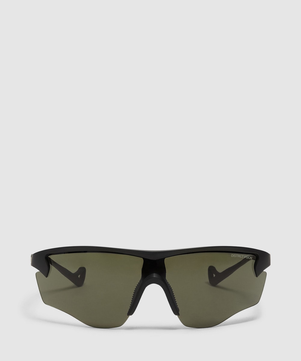 District Vision Junya Racer Sunglasses (Black - One Size) - Size ONE SIZE, Unisex