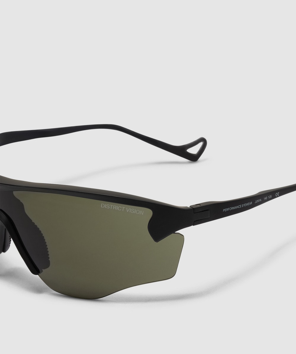 District Vision Junya racer sunglasses | BLACK | SEVENSTORE