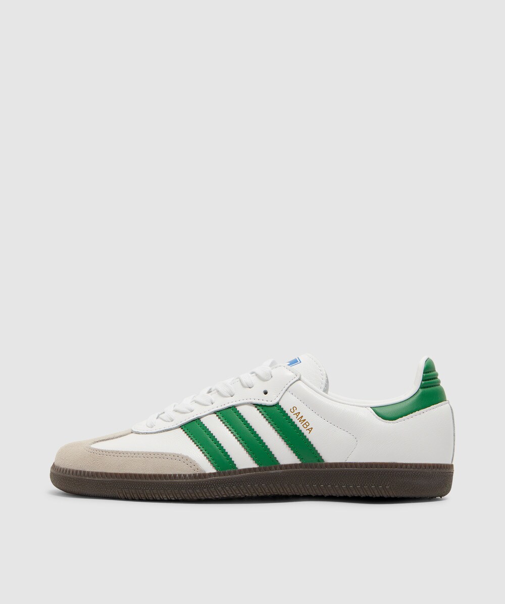 adidas Samba og sneaker | FTWR WHITE/GREEN/GUM | SEVENSTORE