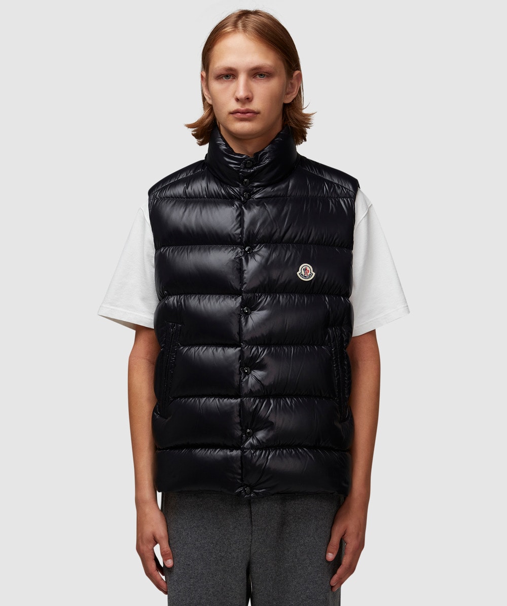 Moncler Tibb gilet | BLACK | SEVENSTORE