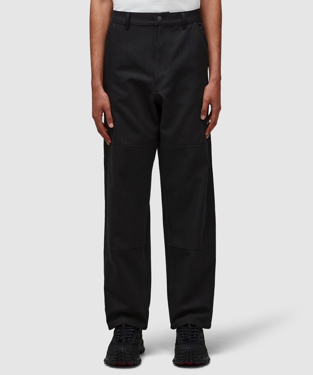 Moncler Straight Trouser (Black - 46) - Size 46, Male