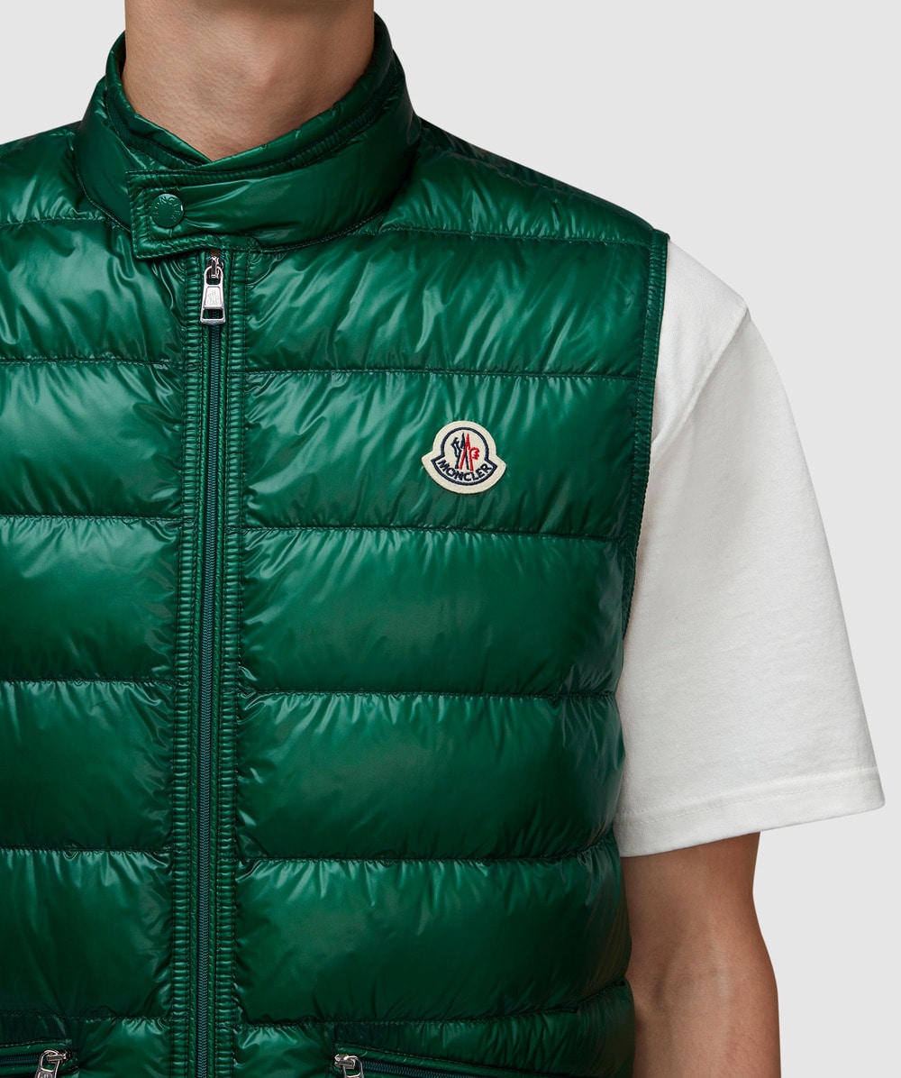 Moncler Gui gilet vest GREEN SEVENSTORE