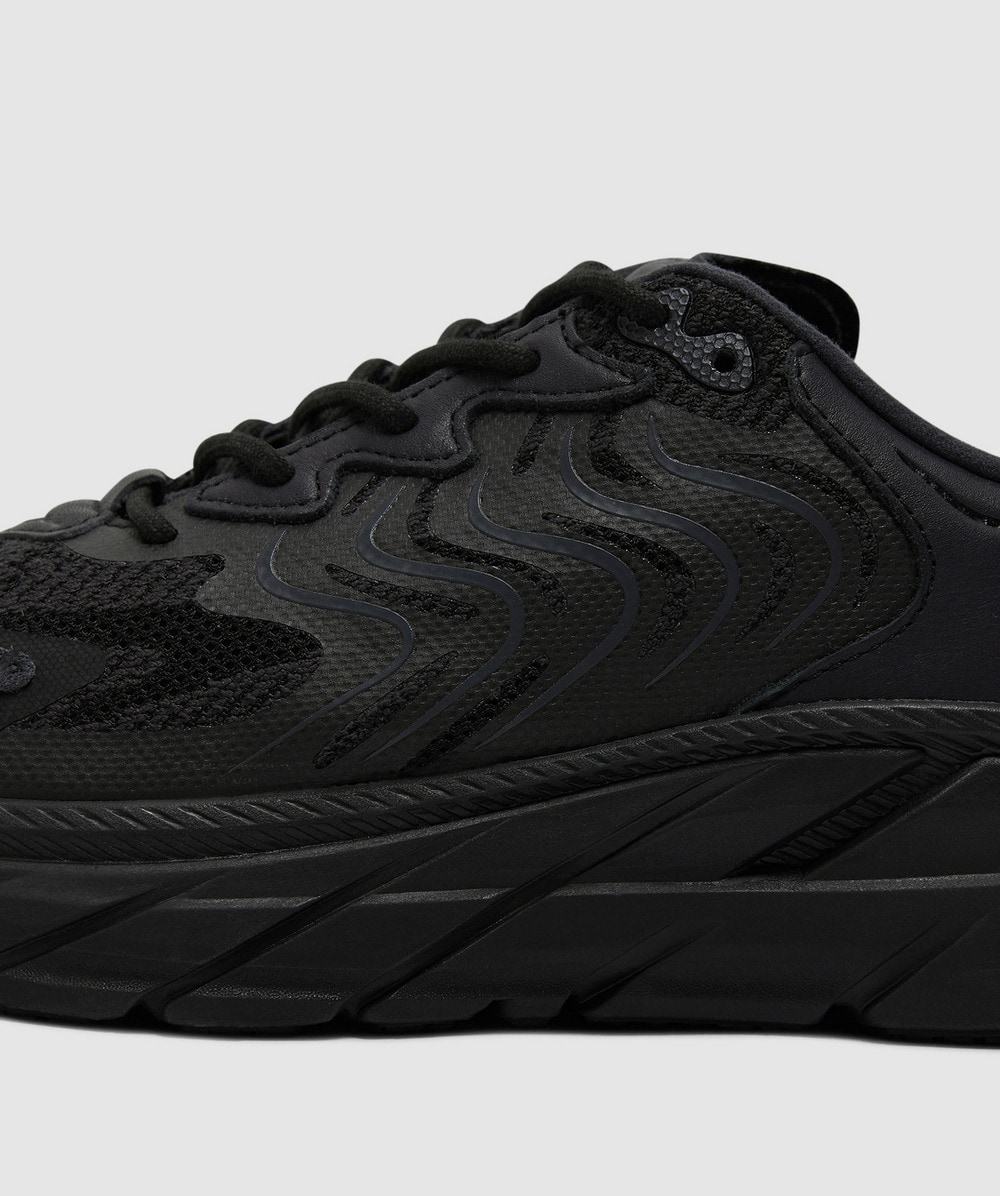 Hoka Clifton LS sneaker | BLACK / ASPHALT | SEVENSTORE