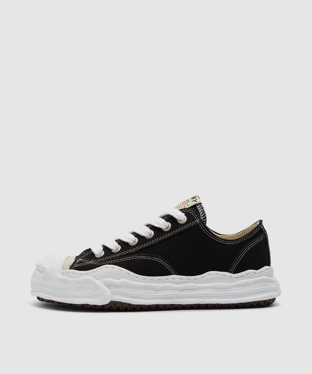 Maison Mihara Yasuhiro Hank og sole low sneaker | BLACK | SEVENSTORE