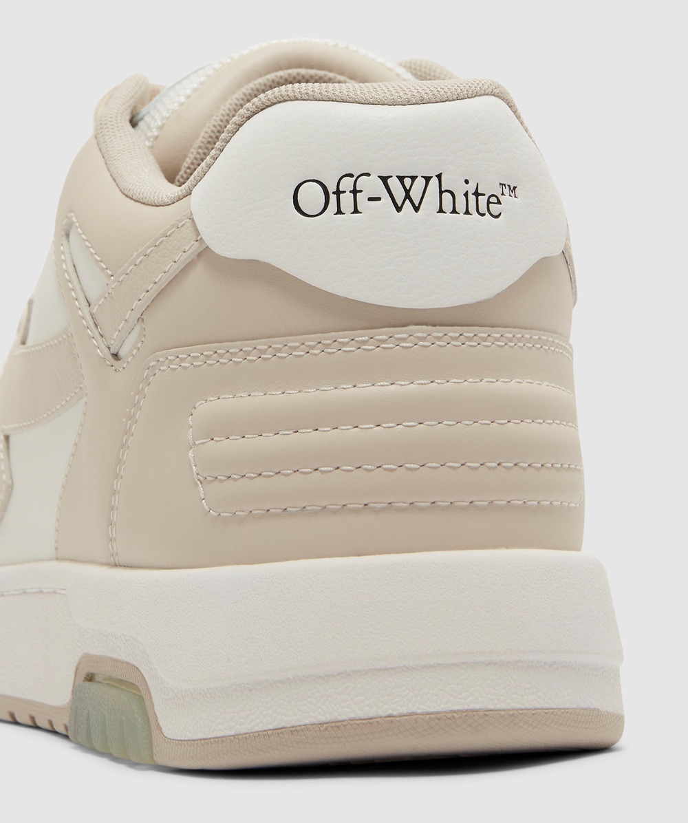 OFF-WHITE Out of Office leather sneakers