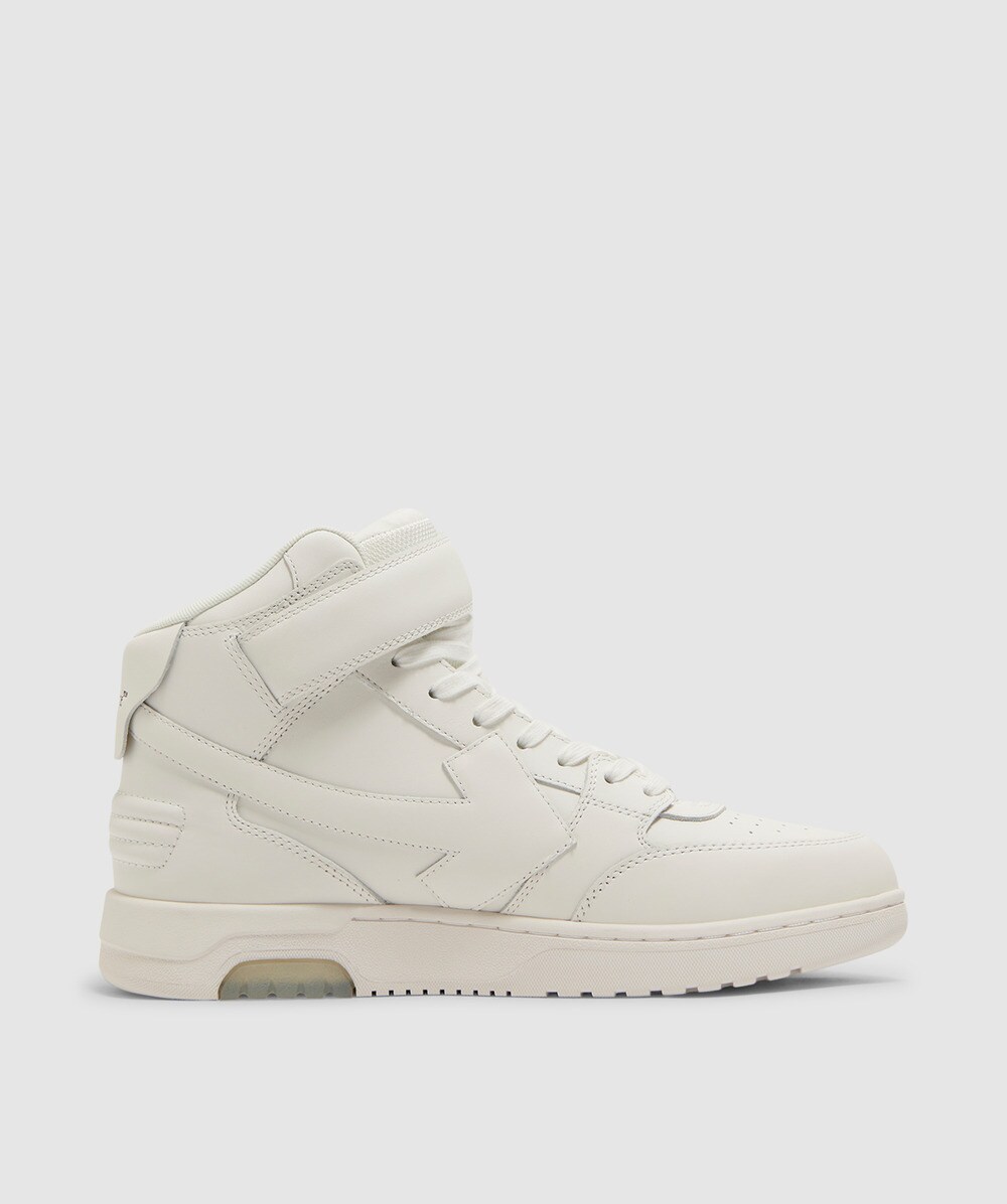Off White CO Virgil Abloh Out of office mid top leather sneaker