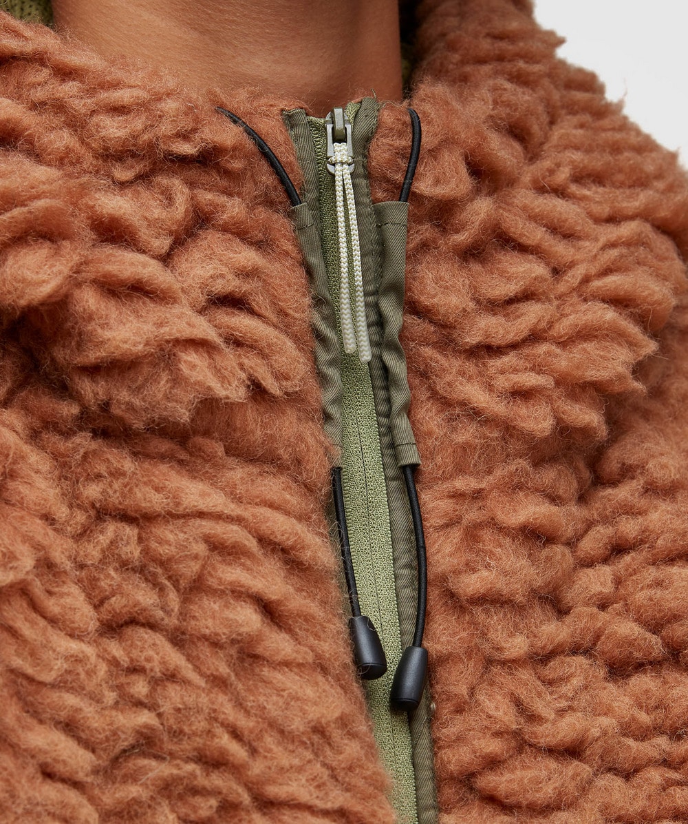 ROA Heavy furry jacket | OLIVE | SEVENSTORE ROA Heavy furry jacket | OLIVE | SEVENSTORE