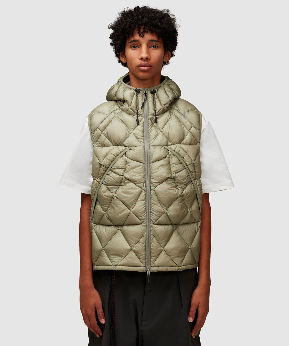 ROA Light down gilet vest | GREY | SEVENSTORE