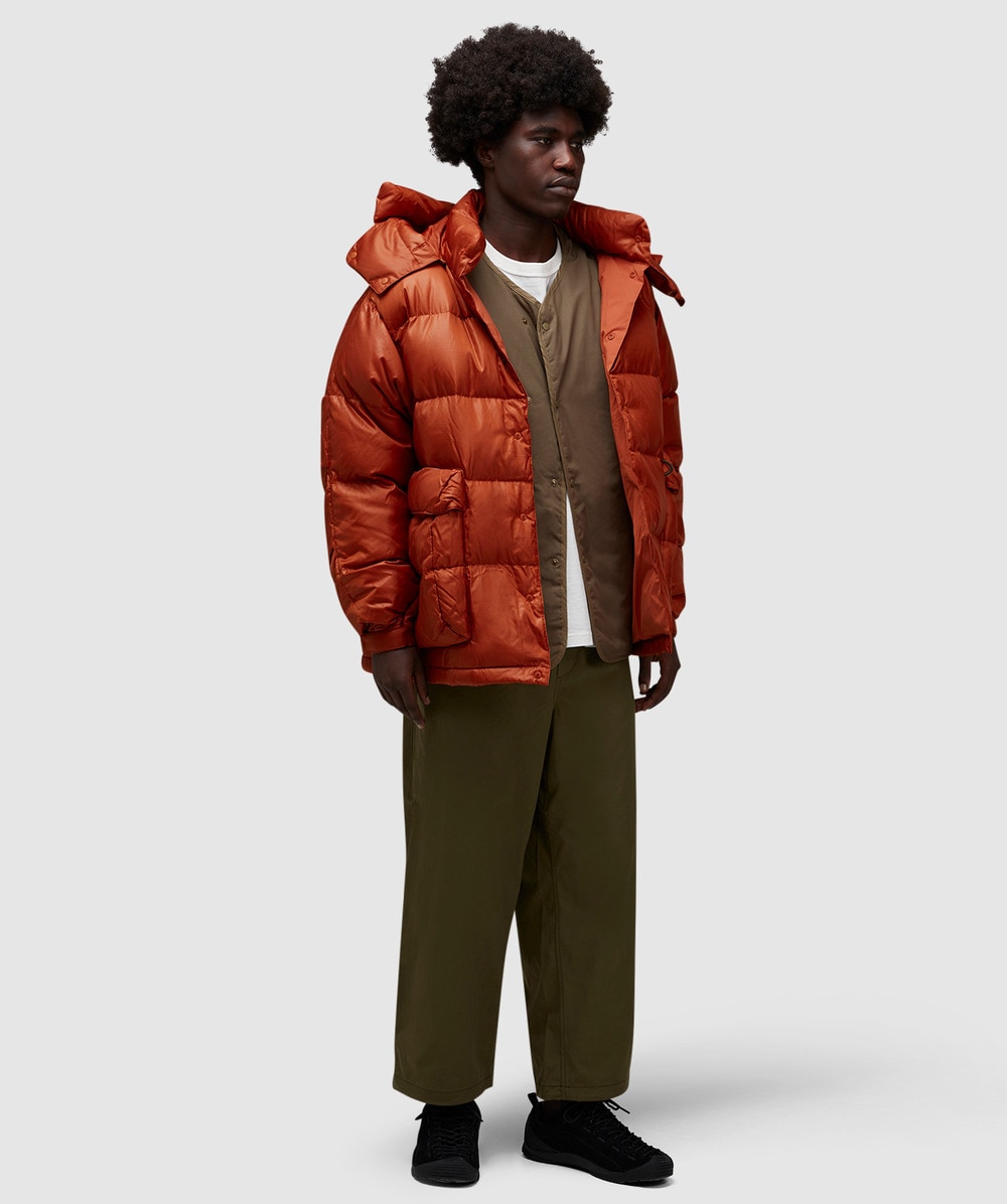 Daiwa Tech backpacker down parka | D.ORANGE | SEVENSTORE