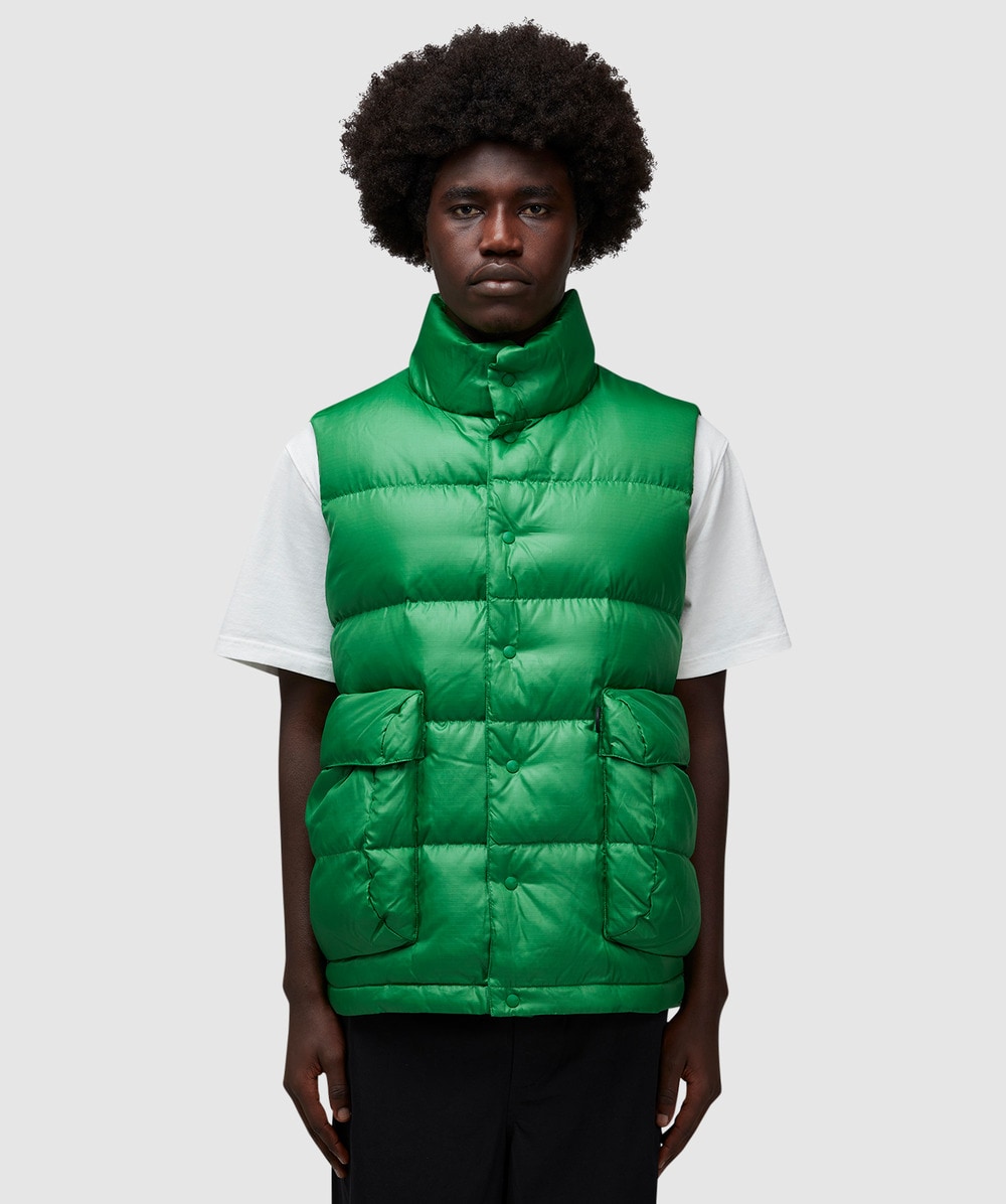 Daiwa Tech backpacker down gilet | GREEN | SEVENSTORE