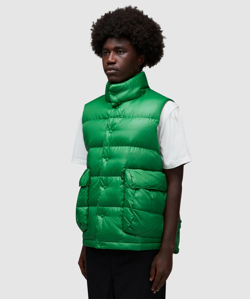 ジャケット・アウター Daiwapear39 TECH BACKPACKER DOWN VEST Daiwa Tech backpacker down gilet | GREEN | SEVENSTORE