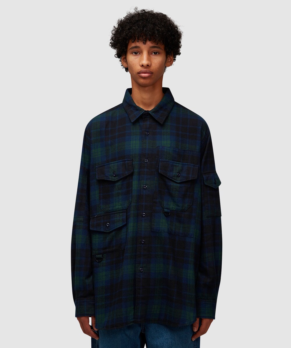 Engineered Garments Trail shirt BLACKWATCH SEVENSTORE
