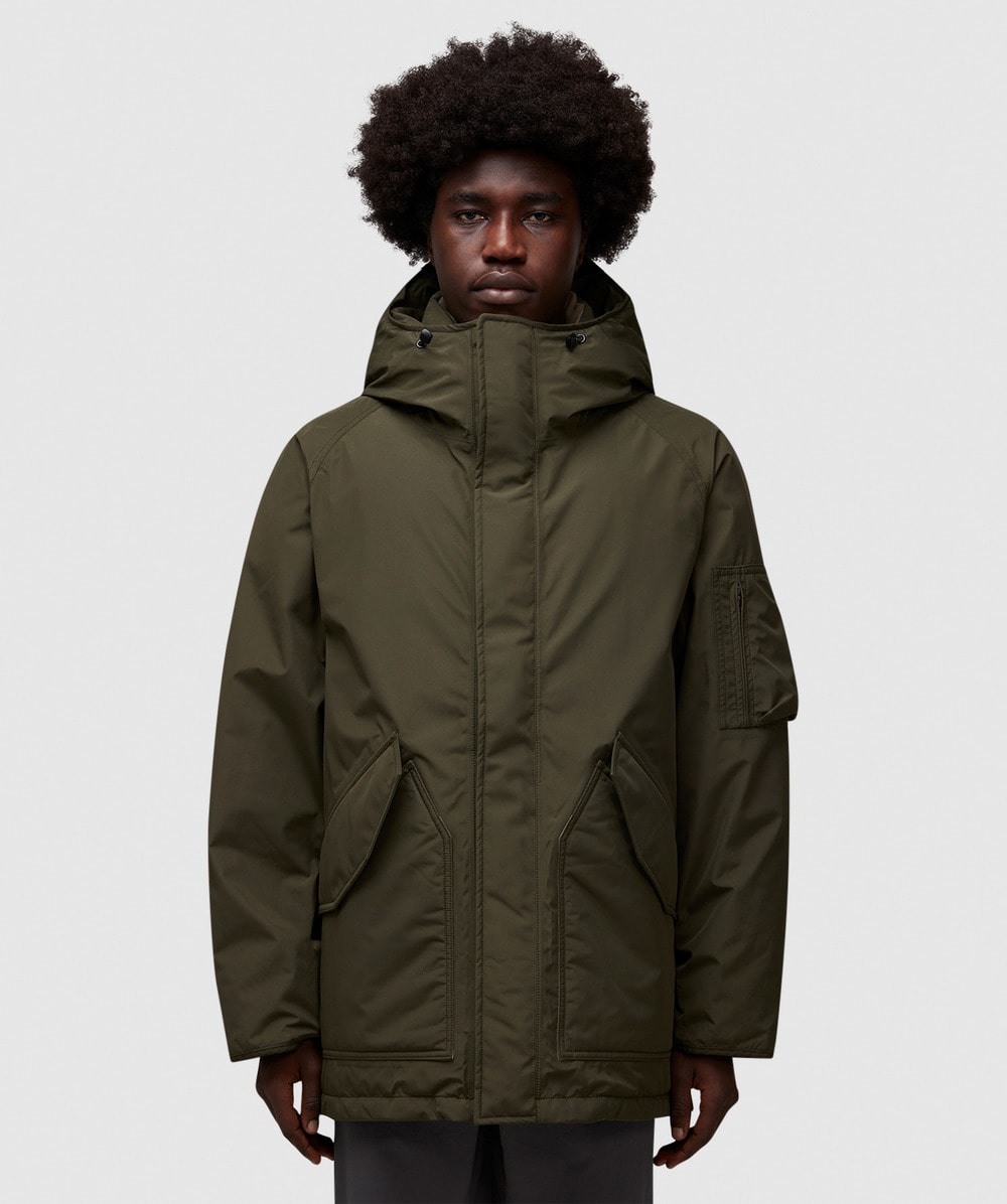 Nanamica Gore-tex down coat | KHAKI GREEN | SEVENSTORE