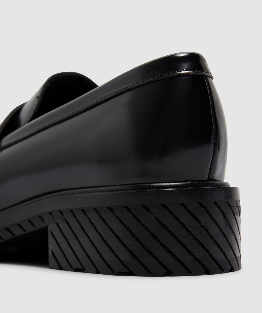 Off White CO Virgil Abloh Combat loafer | BLACK BLACK  display picture 3