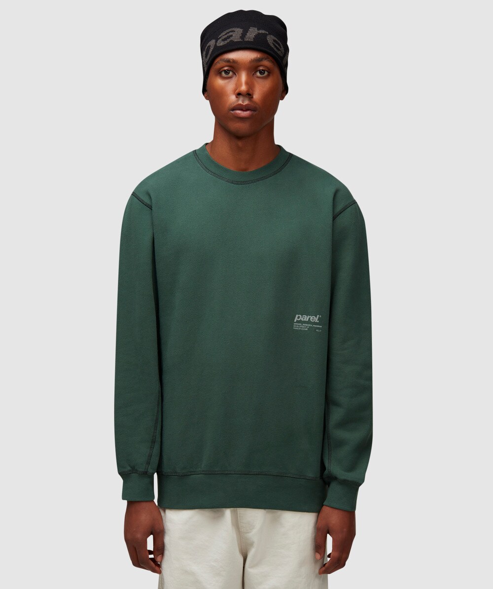 PAINT SCRIPT HOODIE in green