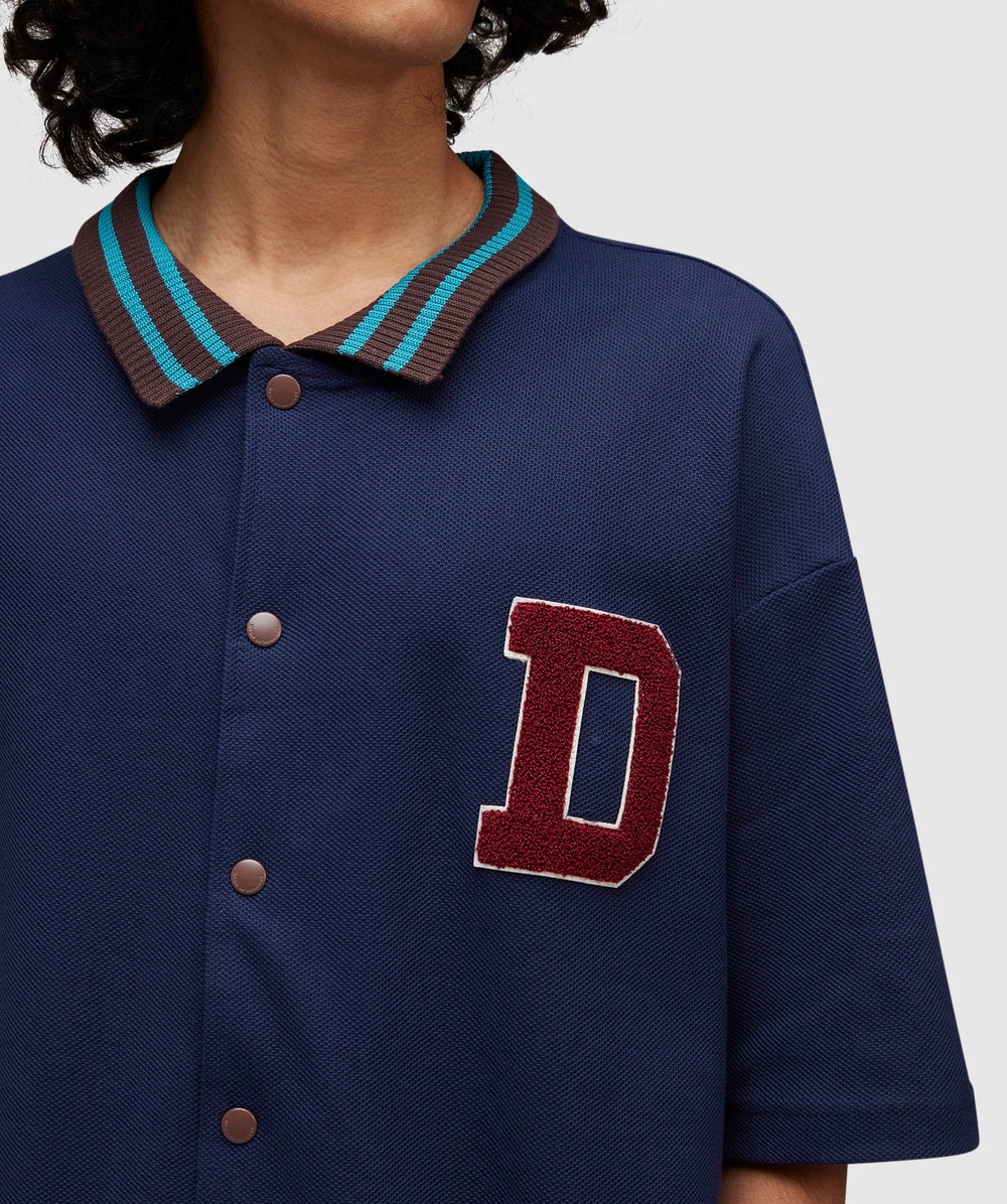 Dr le de Monsieur Apres sport short sleeve shirt NAVY SEVENSTORE