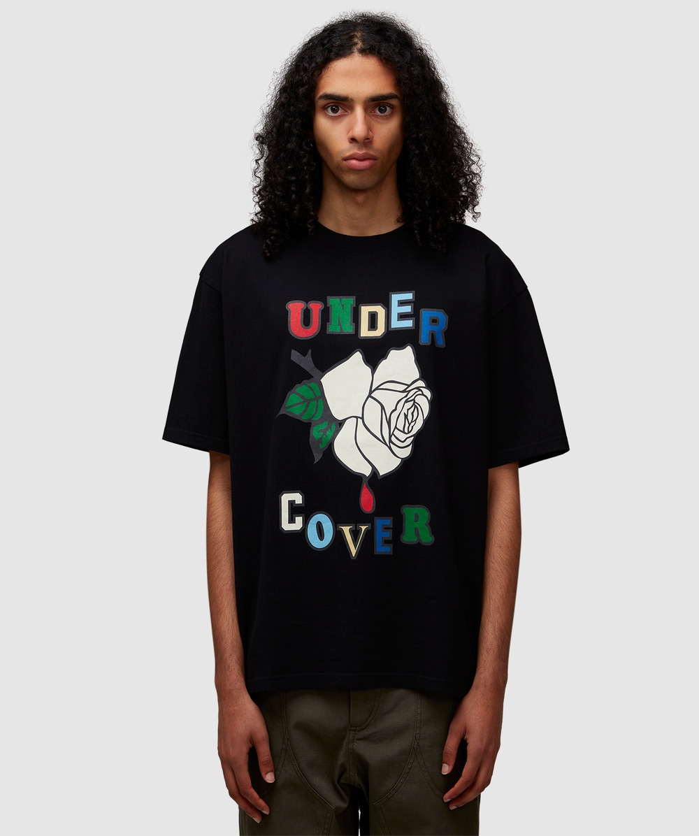 Undercover Rose t-shirt | BLACK | SEVENSTORE