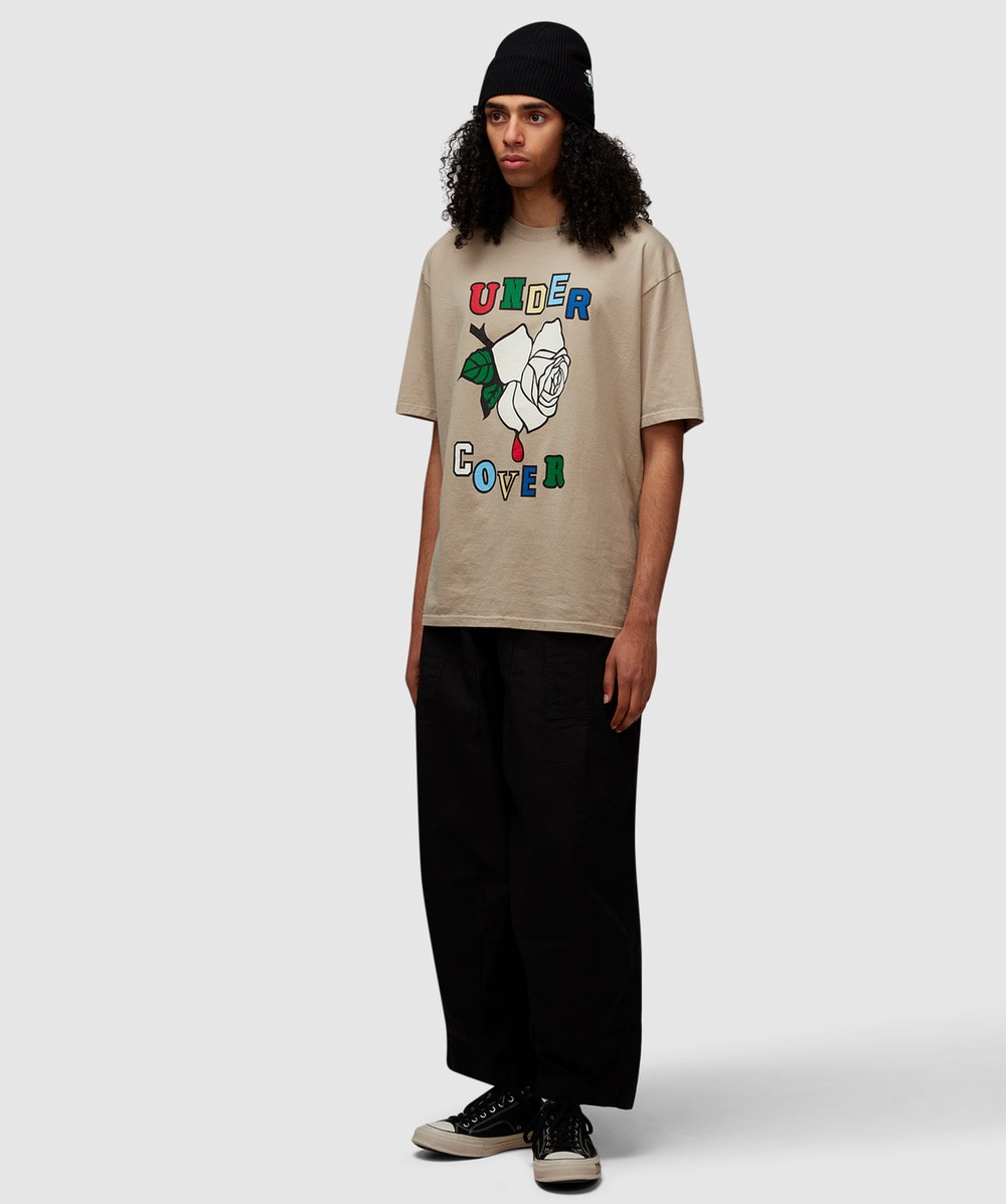 Undercover Rose t-shirt | BROWN | SEVENSTORE Undercover Rose t-shirt | BROWN | SEVENSTORE
