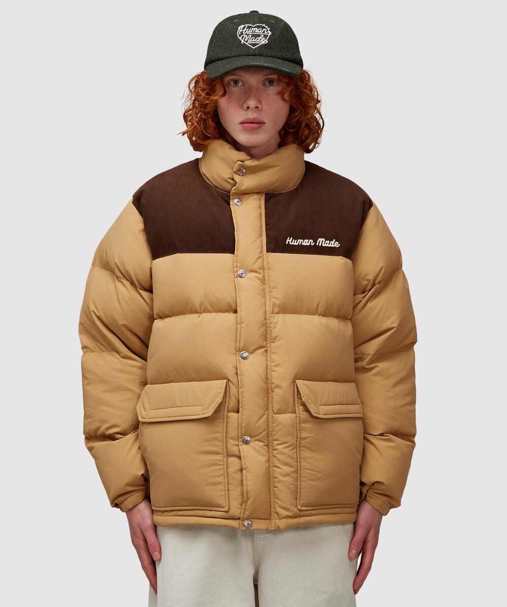 HUMAN MADE DOWN JACKET BEIGE