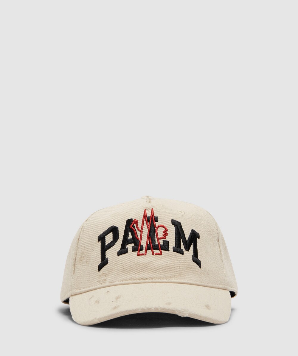Moncler Genius X Palm Angels baseball cap SNOW WHITE SEVENSTORE