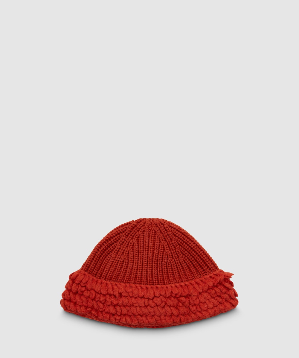 Orange moncler hat hotsell