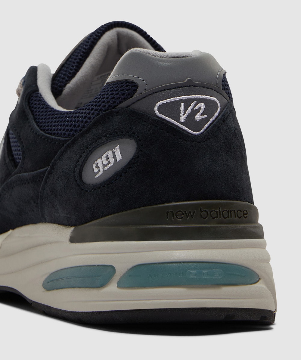 New balance 991 navy blue sale