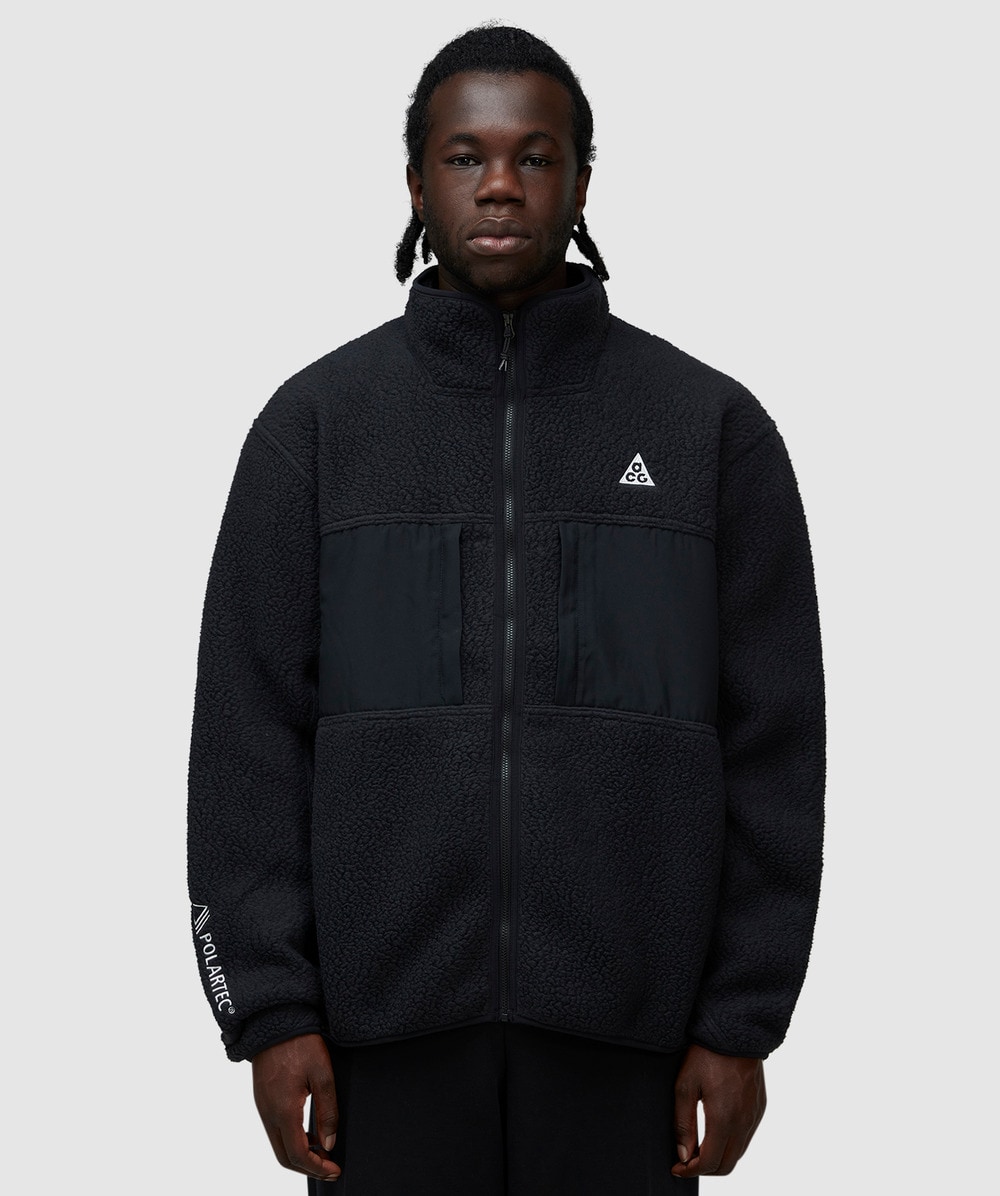 Nike ACG arctic wolf fleece jacket | BLACK/ANTHRACITE/SUMMIT WHITE ...