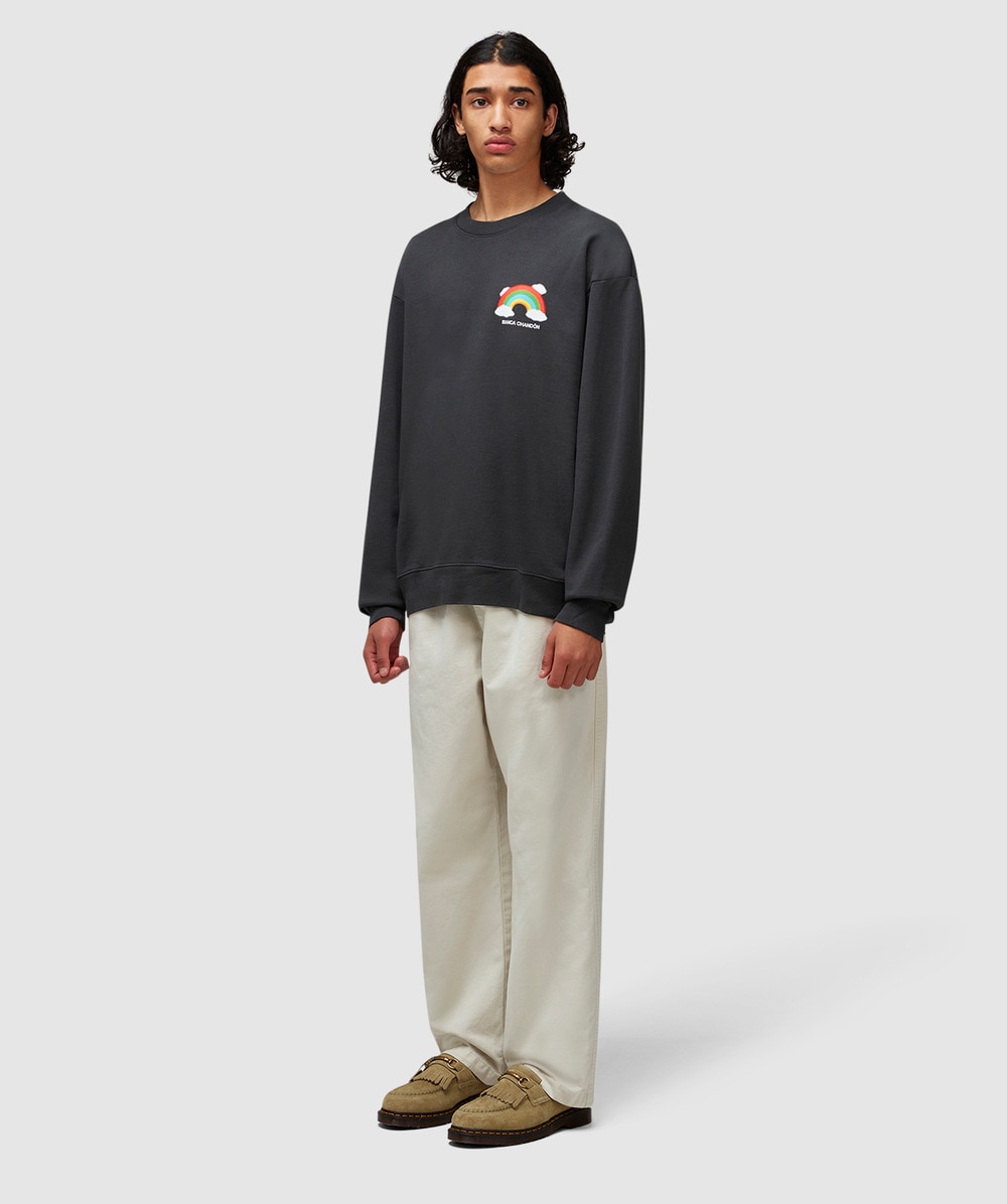 Bianca Chandon Cloudy rainbow sweatshirt | VINTAGE BLACK