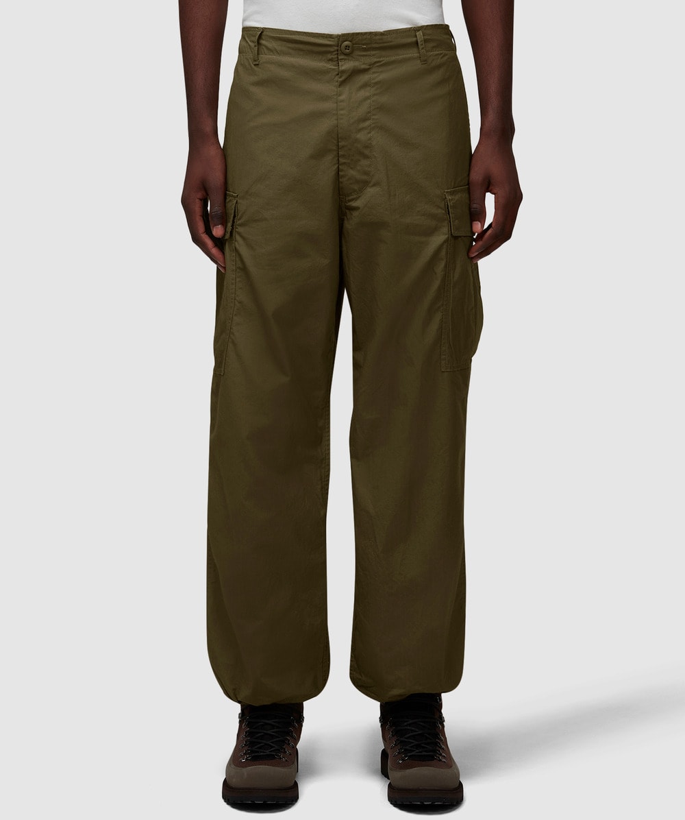 Beams Plus Mil 6 Pocket Rip Stop Cargo Pant (Olive - S) - Size S, Male