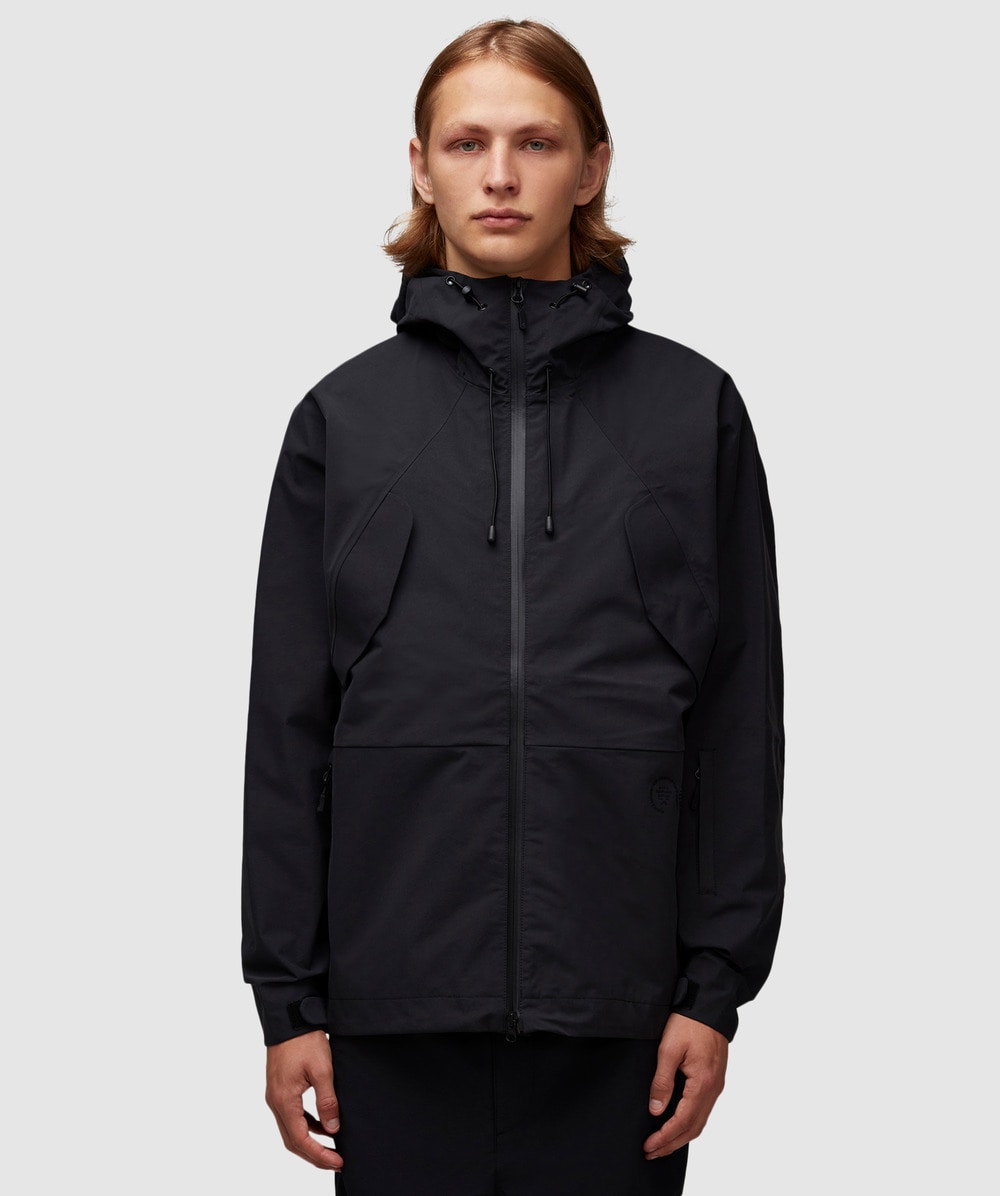 Purple Mountain Observatory 3 layer shell jacket | BLACK | SEVENSTORE