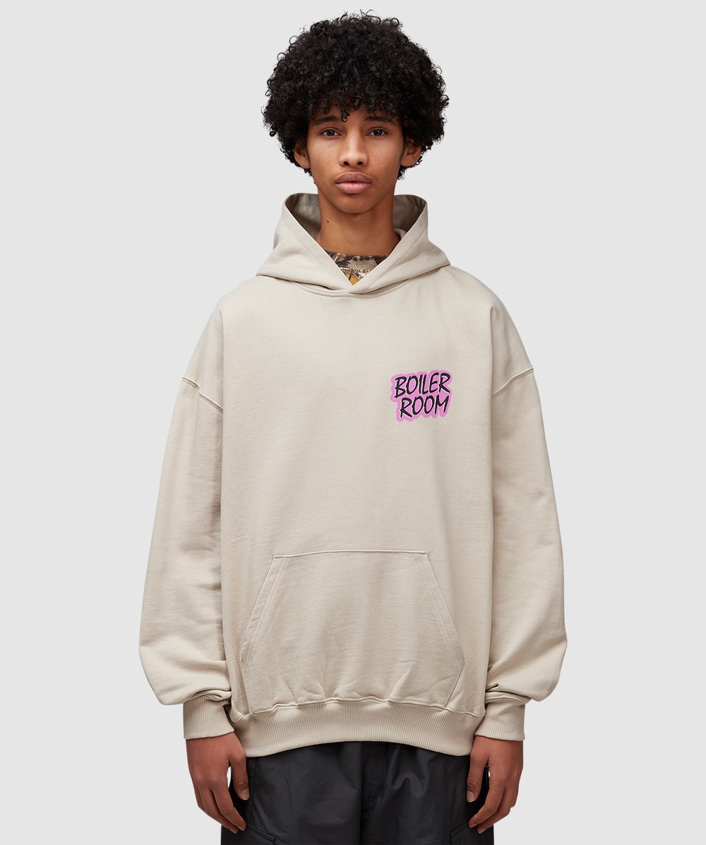 Boiler Room Slippy Hoodie (Natural - L) - Size L, Male