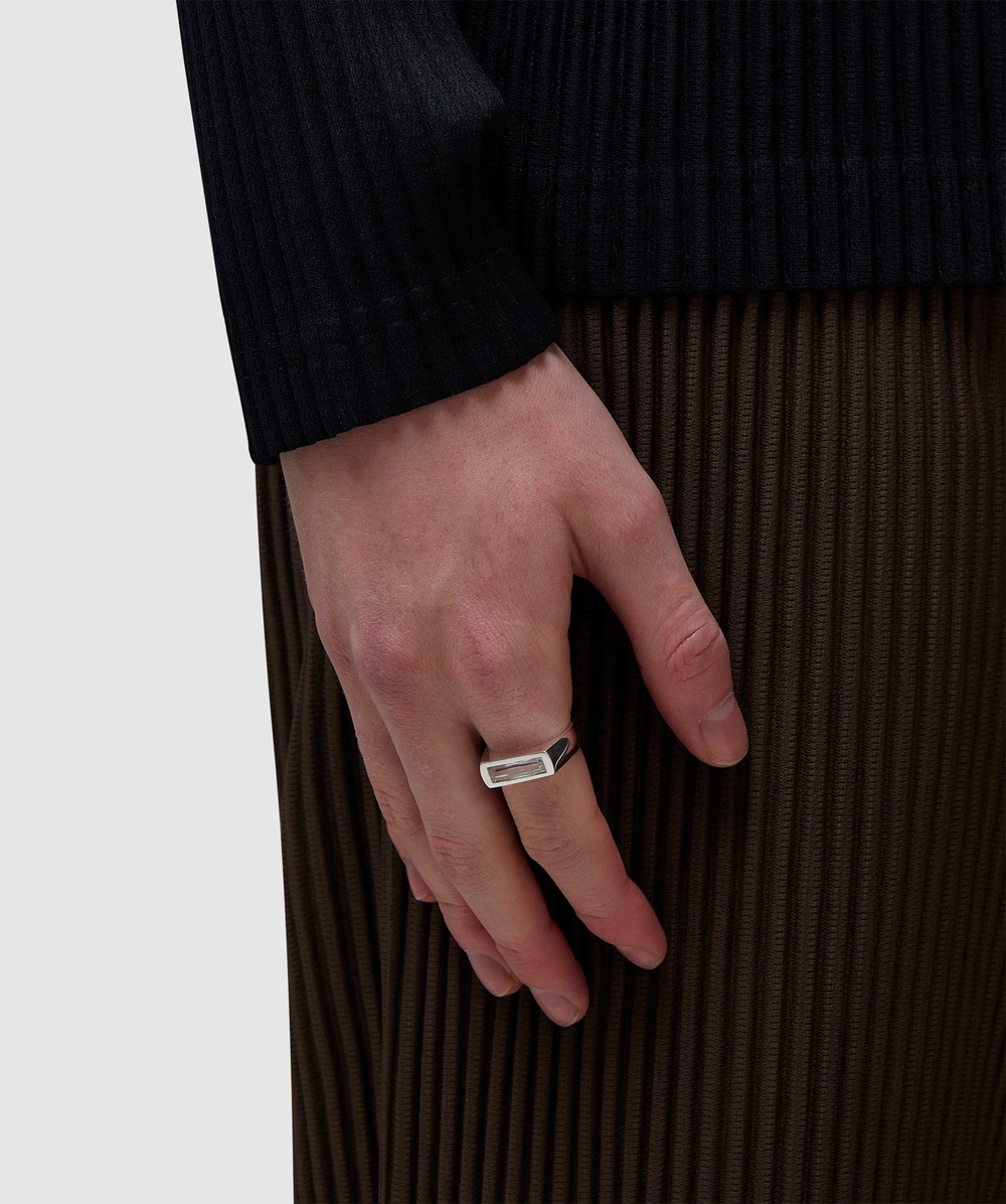 Hatton Labs Baguette ring | SILVER | SEVENSTORE