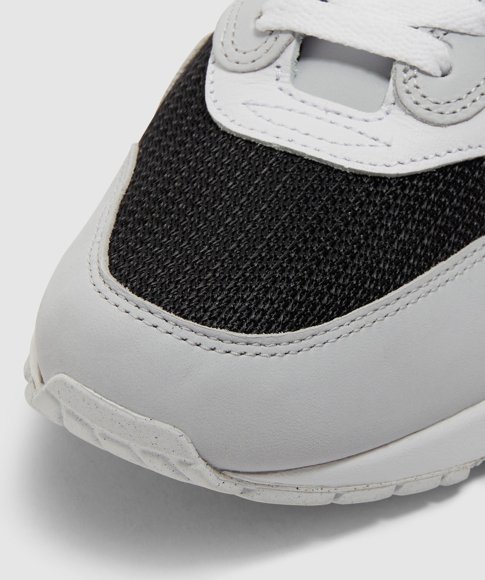 Nike Air max 1 sneaker PURE PLATINUM WHITE BLACK SPORT RED