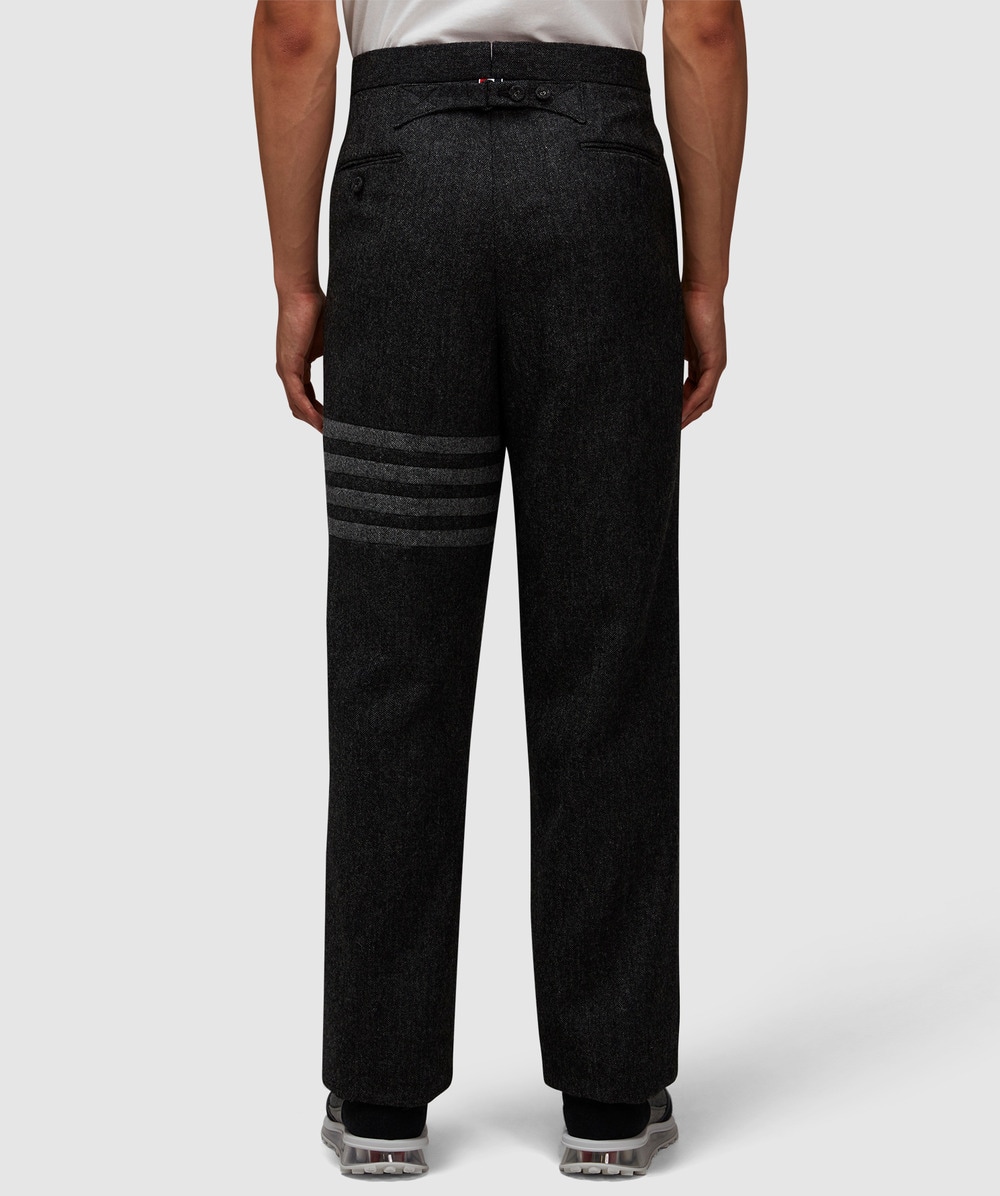 Thom Browne 4 bar low rise backstrap trouser | DARK GREY | SEVENSTORE