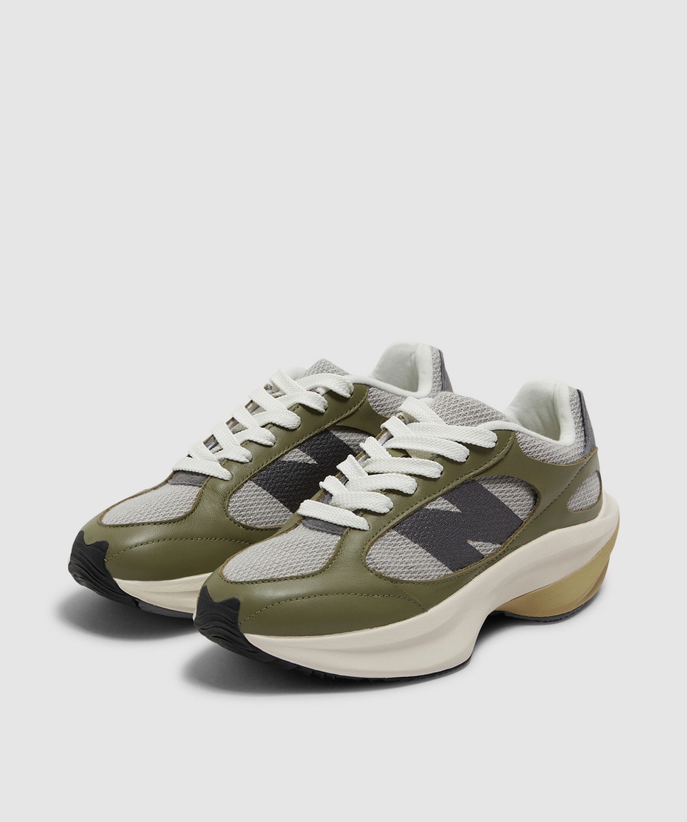【New Balance】 正規品★ (U) WRPD Runner Dark Olivine ★人気 NEW BALANCE - WRPD RUNNER DARK OLIVINE AND SEA SALT SNEAKERS