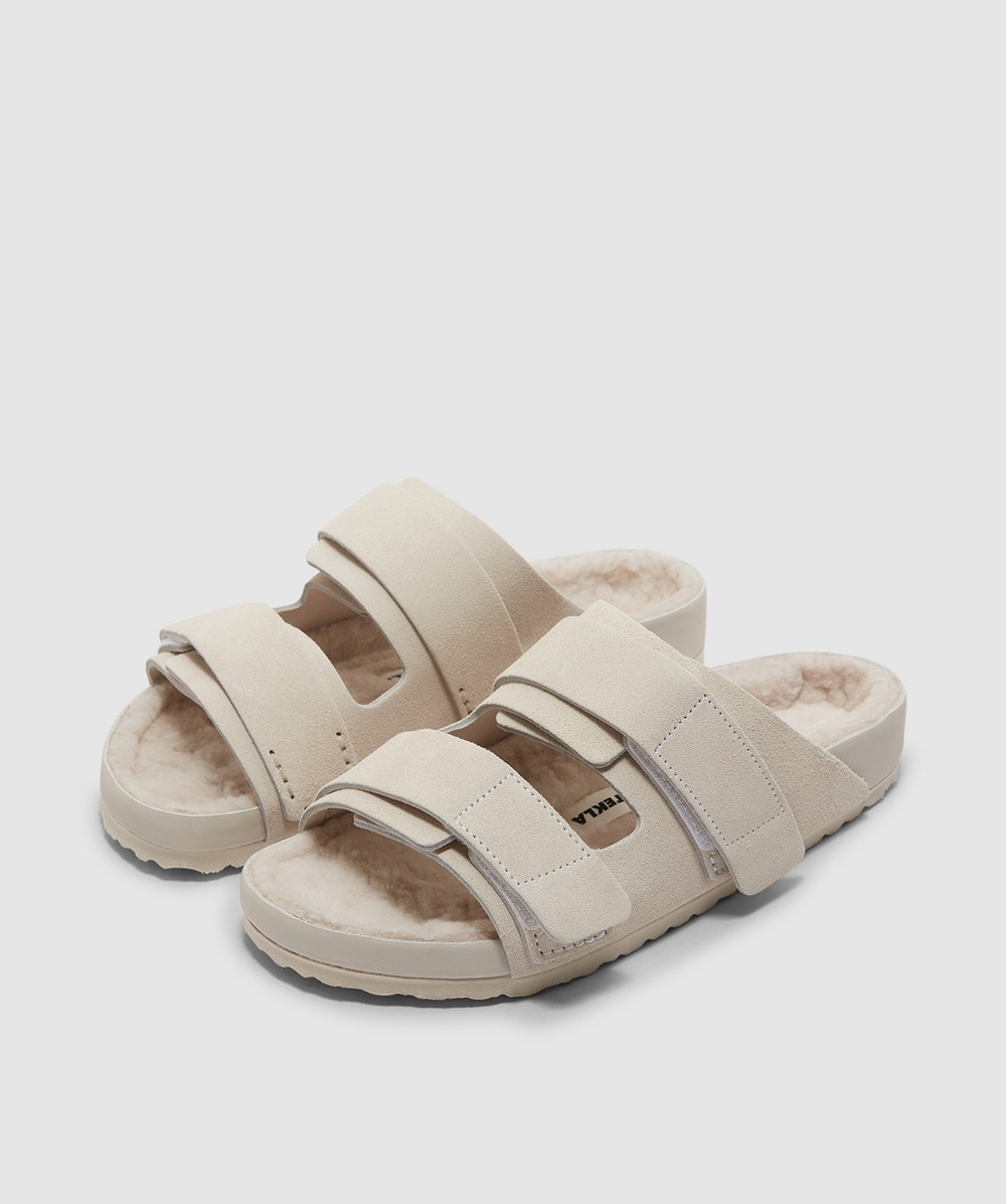 サンダル・ミュール TEKLA X UJI SANDALS Birkenstock / Tekla Shoes Uji – Straw | Tekla Fabrics