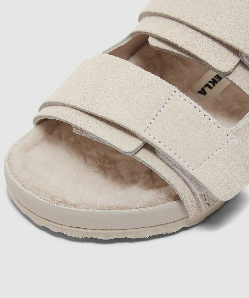 サンダル・ミュール TEKLA X UJI SANDALS Birkenstock / Tekla Shoes Uji – Straw | Tekla Fabrics