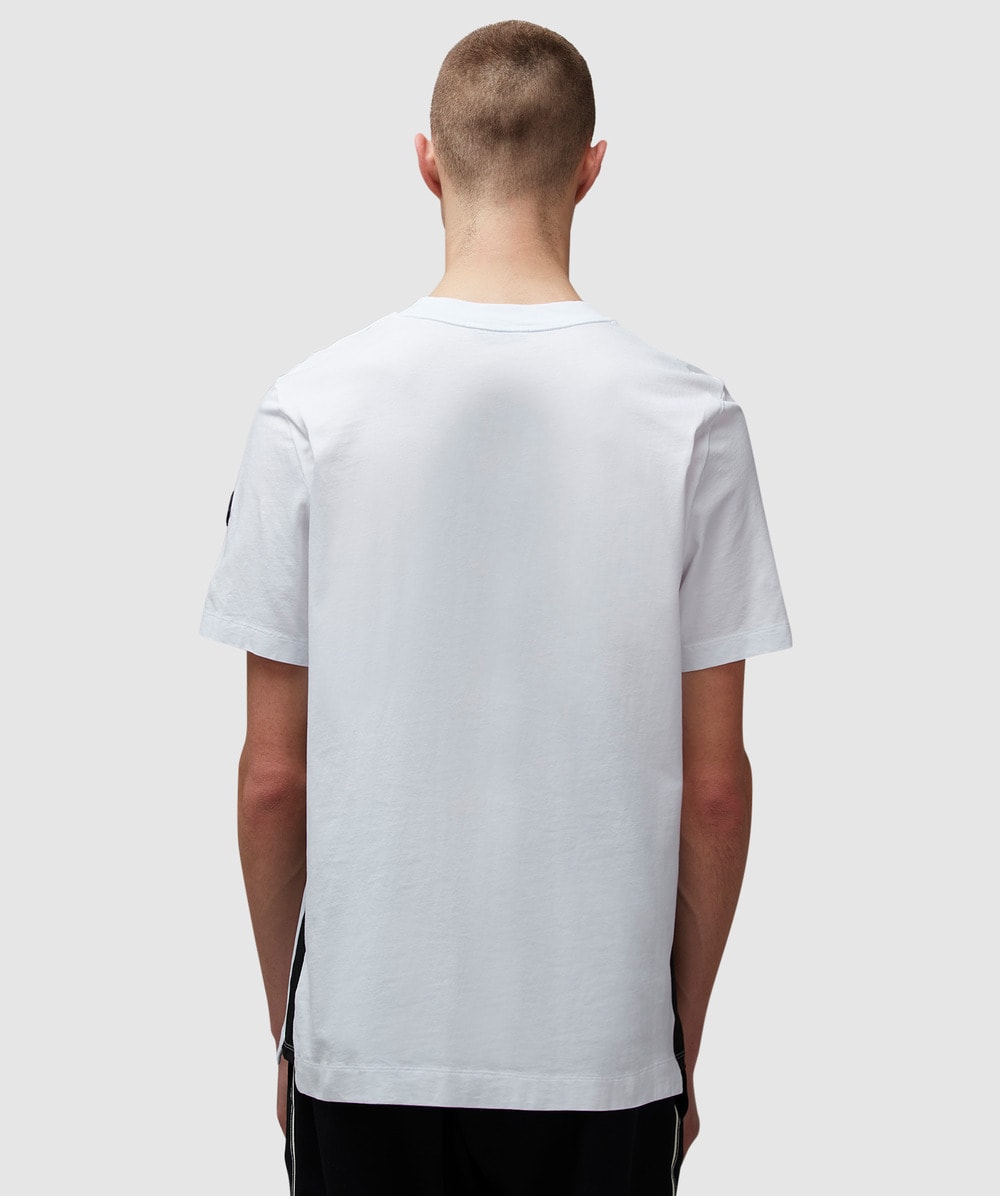 Moncler Grenoble tri logo t-shirt | WHITE | SEVENSTORE
