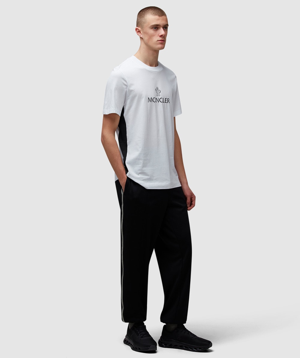 Moncler Grenoble tri logo t-shirt | WHITE | SEVENSTORE