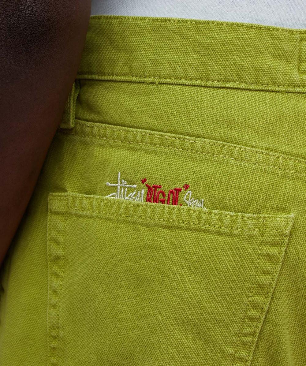 STUSSY BIG OL' JEAN WASHED CANVAS カーキ30 Stüssy Big OL Washed Canvas Jeans | Green | FARFETCH