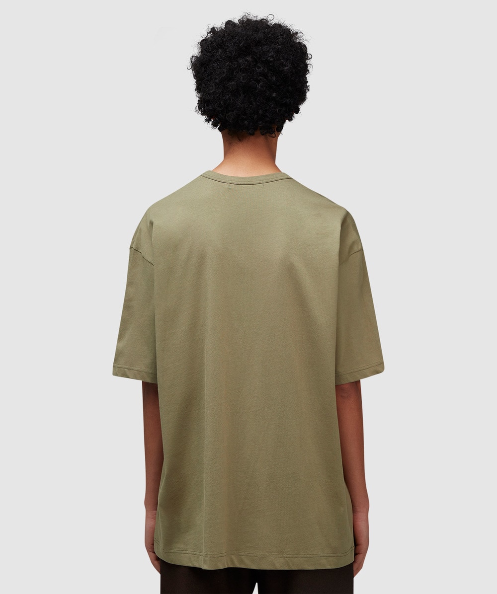 COMME des GARÇONS 麻シャツ カーキー Comme des Garçons SHIRT Bottom logo t-shirt | KHAKI | SEVENSTORE