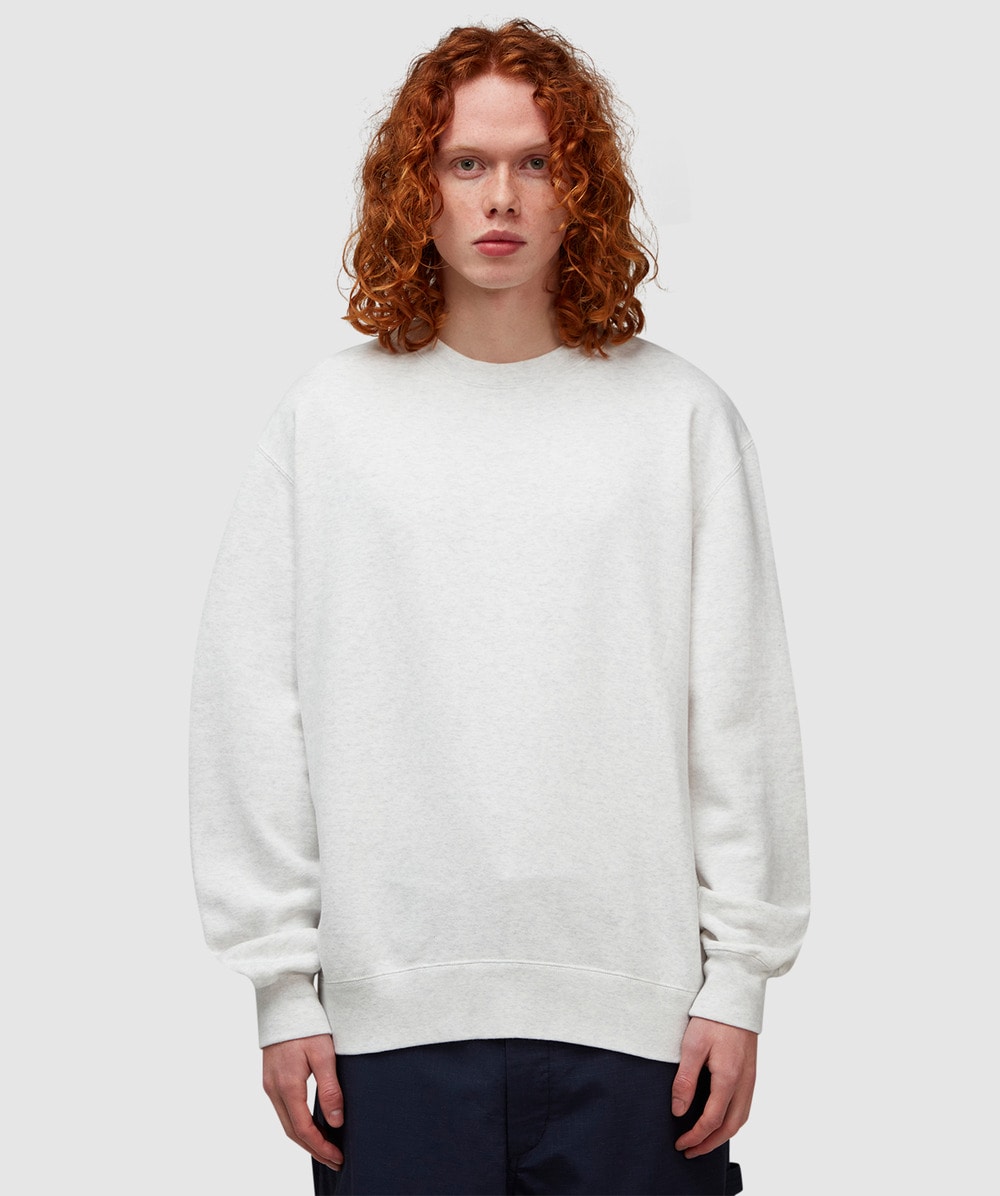 Beams Plus Sweatshirt (Ash - S) - Size S, Male