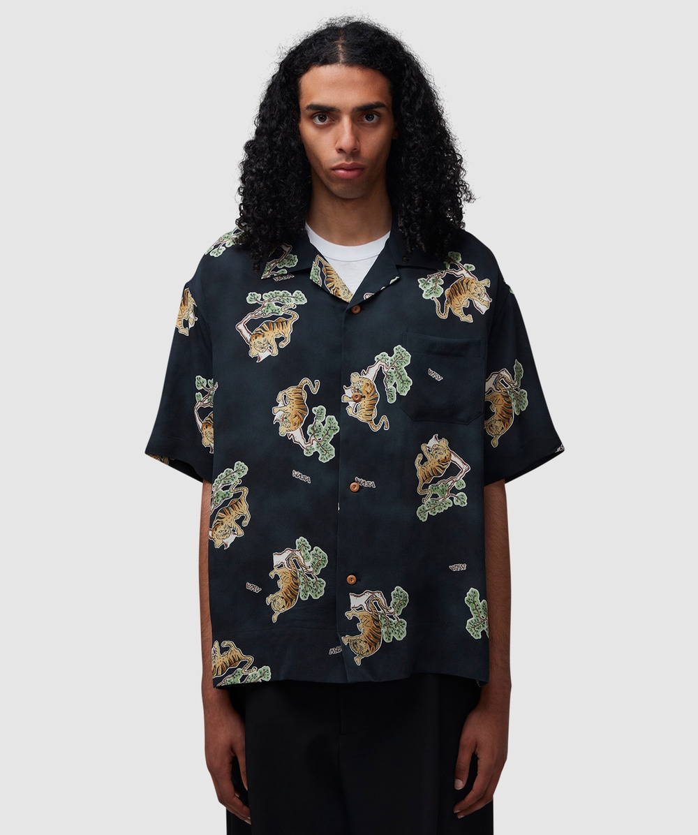 Visvim Copa Short Sleeve Shirt ( Black - 5) - Size 5, Male