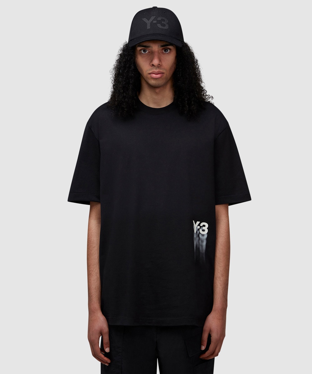 Y-3 Graphic Logo T-Shirt (Black - S) - Size S, Unisex