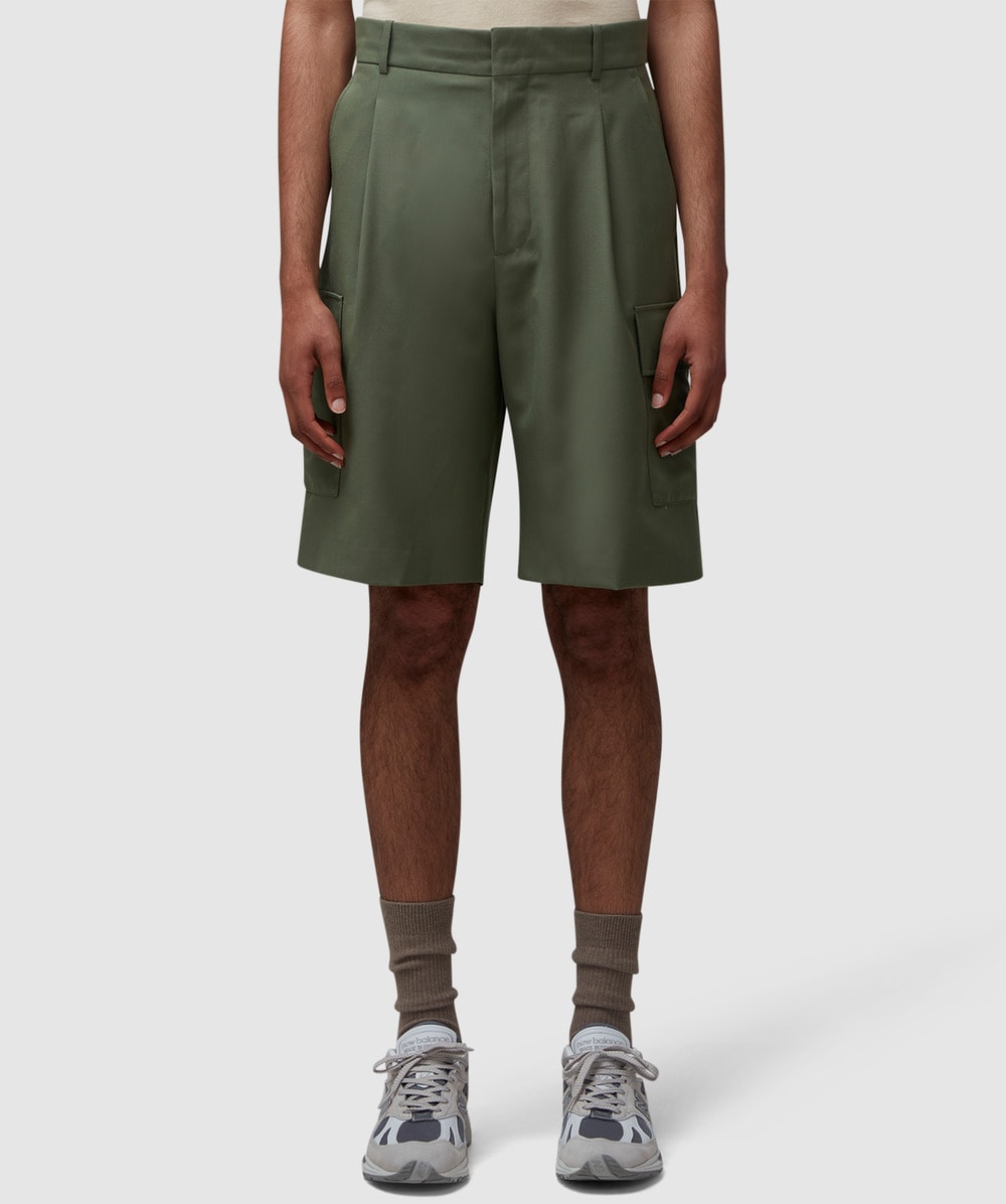 Drôle de Monsieur Cargo Short (Khaki - M) - Size Clothing & Accessories > Clothing > Shorts, Male