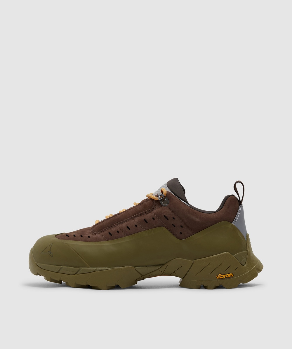 ROA Katharina Laser Cut Sneaker (Butternut Olive - 43) - Size 43, Unisex