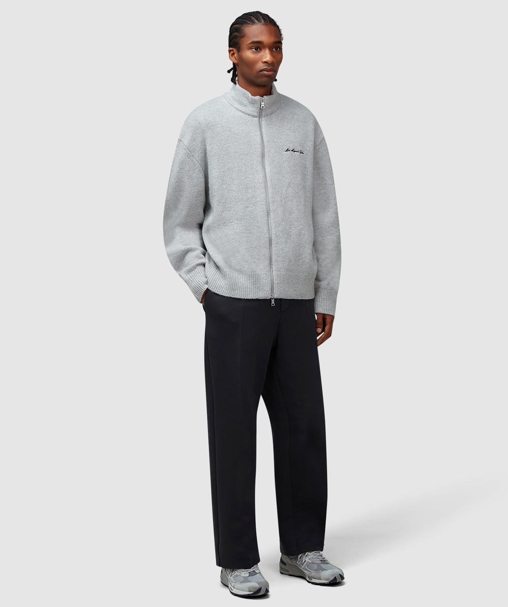 MKI Miyuki Zoku Mohair knit track jacket | GREY | SEVENSTORE MKI Miyuki Zoku Mohair knit track jacket | GREY | SEVENSTORE