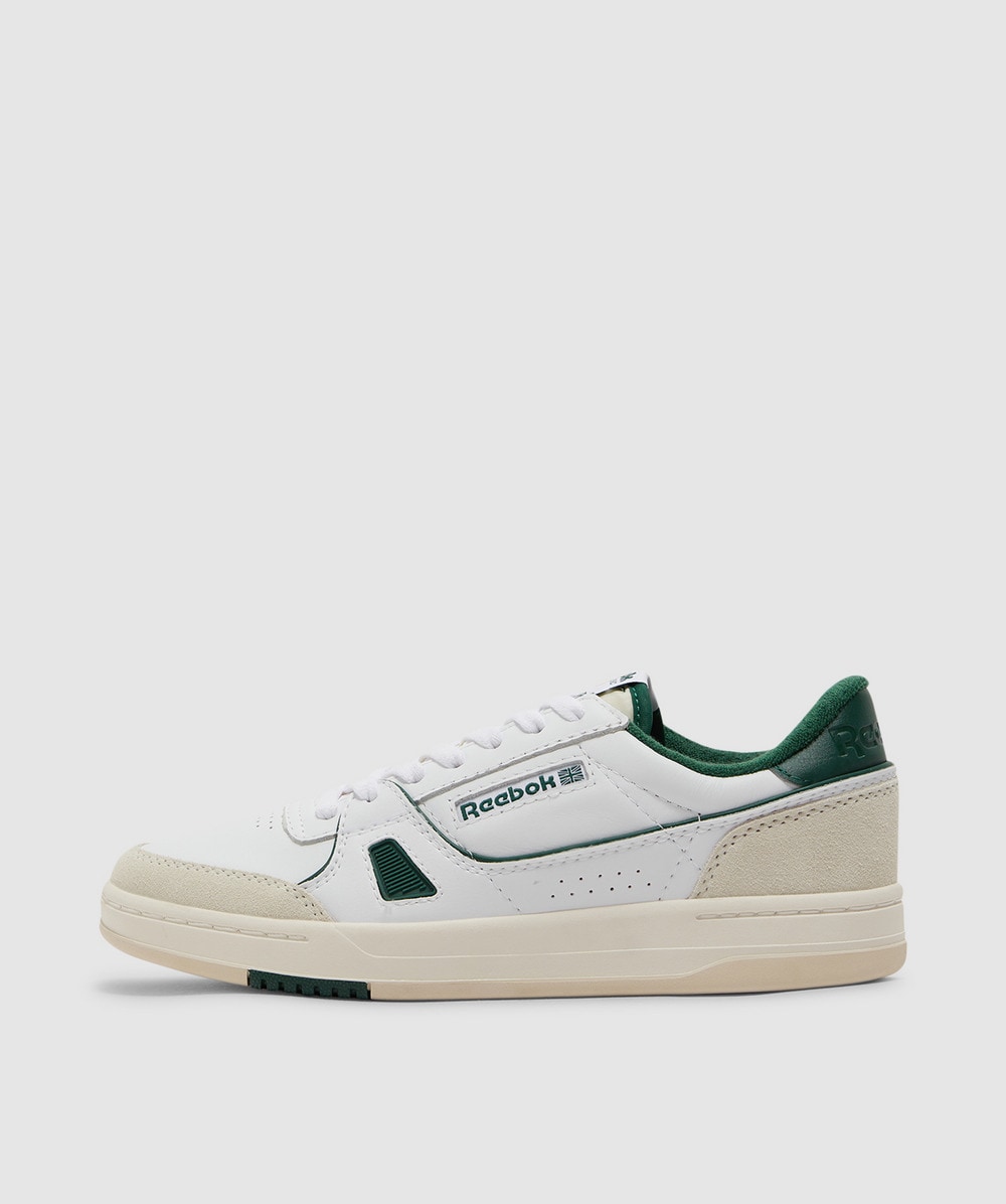 Reebok Lt Court Sneaker (White/Chalk/Drkgrn - 5) - Size 5 - Women's, Unisex