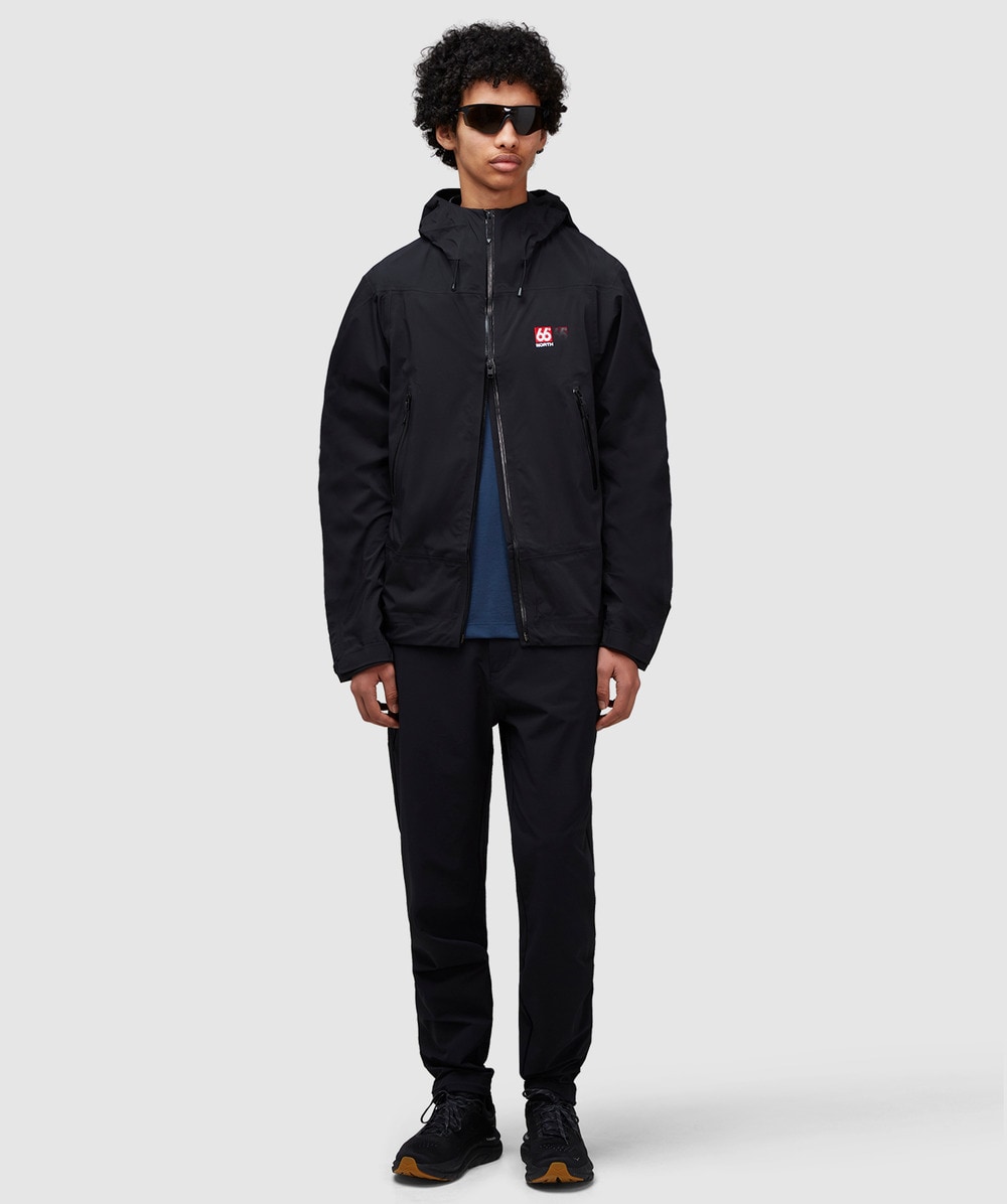 66°North Snaefell shell jacket | BLACK | SEVENSTORE